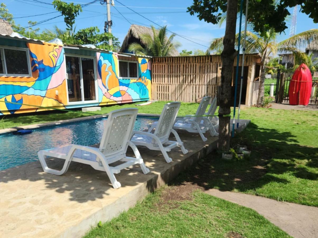Green Belly Surf Hostel El Paredón Buena Vista 外观 照片